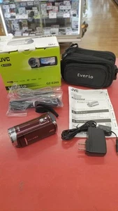 JVC GZ-E265-R HD Camcorder 1080p CMOS 1/4.1” Sensor 200x Zoom 32GB SD Slot - Picture 1 of 9