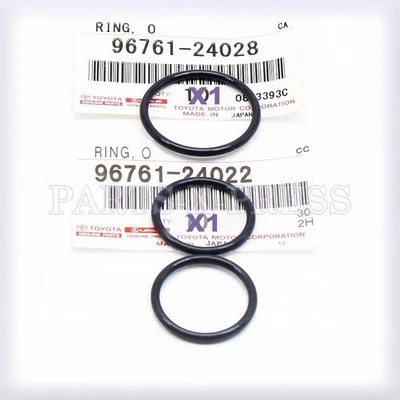 GENUINE OEM TOYOTA SUPRA LEXUS GS300 IS300 ENGINE COOLANT PIPE O-RING SET OF 3PC - Изображение 1 из 4