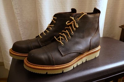 Bota Allen Edmonds Park City con cordones resistente a la intemperie marrón tabaco gamuza 9 EEE Foto 1 de 4