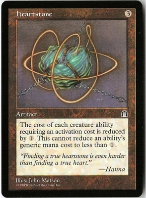 Heartstone Uncommon Stronghold NM MTG - Image 1 of 2