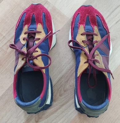 Zapatillas Retro New Balance 327 Rojo/Azul con Gamuza y Malla Talla 6.5 Mujer Foto 1 de 4