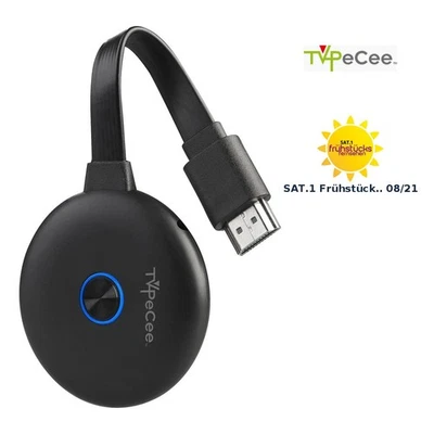 TVPeCee WLAN-HDMI-Streaming-Empfänger für Miracast, AirPlay & DLNA, bis 4K UHD - Bild 1 von 4