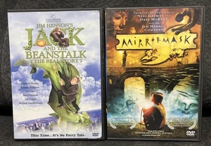 Jim Henson DVD Lot Bundle - Hallmark Jack And The Beanstalk & Mirrormask FREE SH - Picture 1 of 6