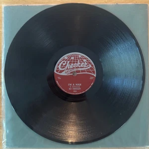 DOO WOP BLUES ROCK 78 BO DIDDLEY I'M A MAN ON CHECKER RECORD - Picture 1 of 2