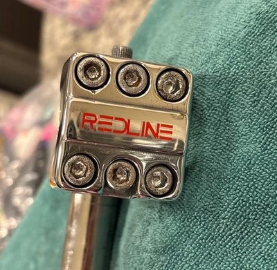 REDLINE 6 BOLT ANLUN FORKLIFTER OLD SCHOOL FREESTYLE STEM. QUILL BMX THREADED 1 - Image 1 of 4