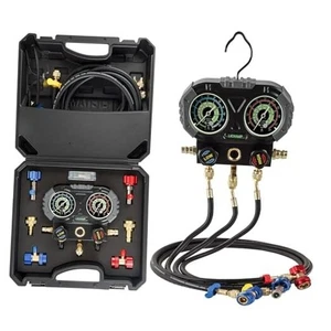 AC R1234YF R134A Gauge Set, Automotive Manifold Gauge Compatible with R1234YF - Picture 1 of 8