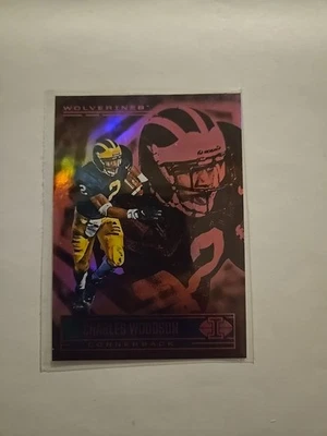 2022 Panini Chronicles Draft Picks - Illusions Charles Woodson #18 Pink - Image 1 of 2