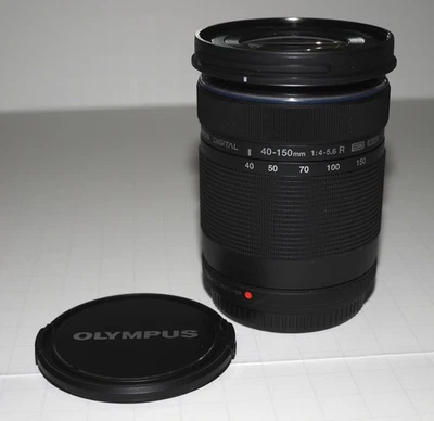 Lente Olympus M. Zuiko 40-150 mm f4-5,6 R - negra Foto 1 de 3
