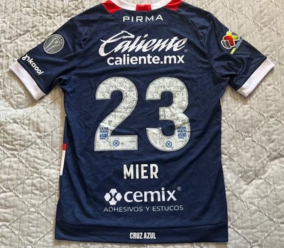 PIRMA CRUZ AZUL HOMBRE JERSEY DE PORTERO 24/25 AUTÉNTICO KEVIN MIER (23) MARINO Foto 1 de 4