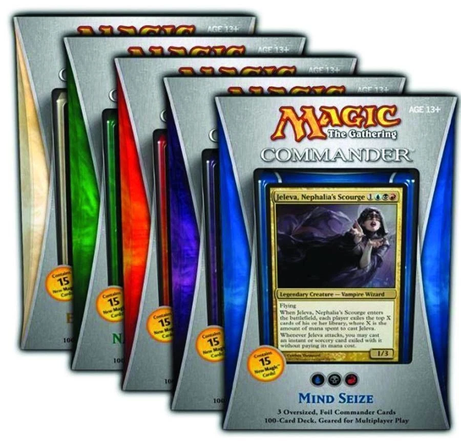 MTG JAPANESE 2013 Commander Decks Set of All 5 - Factory Sealed - MTG - Image 1 of 1