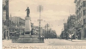 SALT LAKE CITY UT - Hauptstraße Postkarte - UDB (vor 1908) - Bild 1 von 2