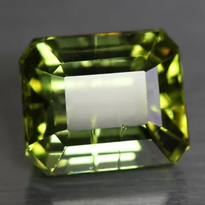 5.54CT 10.3X8.6MM EMERALD NATURAL GREEN TOURMALINE UNHEATED GEMS FROM MOZAMBIQUE - Picture 1 of 5