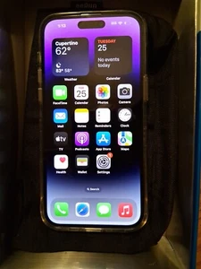 Apple iPhone 14 Pro Max - 128 GB - Deep Purple (Unlocked) - Picture 1 of 2