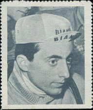 bh8 rara original figurina card quiz calendario 1952 n 189 fausto coppi ciclismo