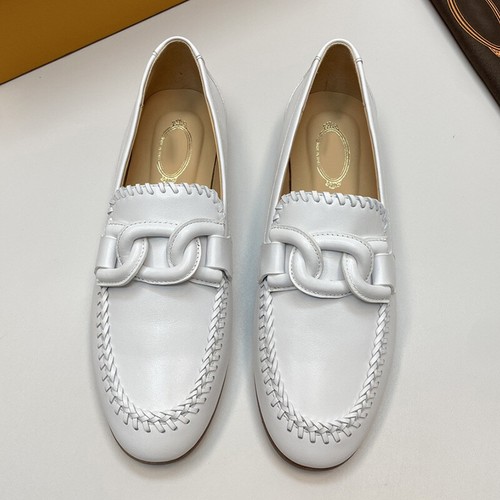 TOD’S Scarpe mocassini casual Tod's donna pelle piatta punta tonda slip on