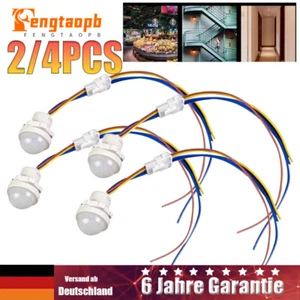 2/4X Mini PIR Infrarot Bewegungsmelder Sensor Schalter Detektor für LED 220V DHL - Bild 1 von 14