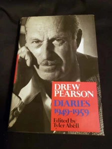 Diaries 1949-1959, Drew Pearson ed. by Tyler Abell HB/DJ Feb. 1974 1st FINE/VG - Picture 1 of 3