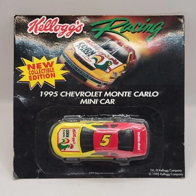 Mini auto Chevrolet Monte Carlo 1995 Kellogg’s Racing #5 Terry LaBonte di de colección Foto 1 de 4