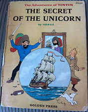 Tintin The Secret of the Unicorn Golden Press  1960 1st ‎978-0416925302