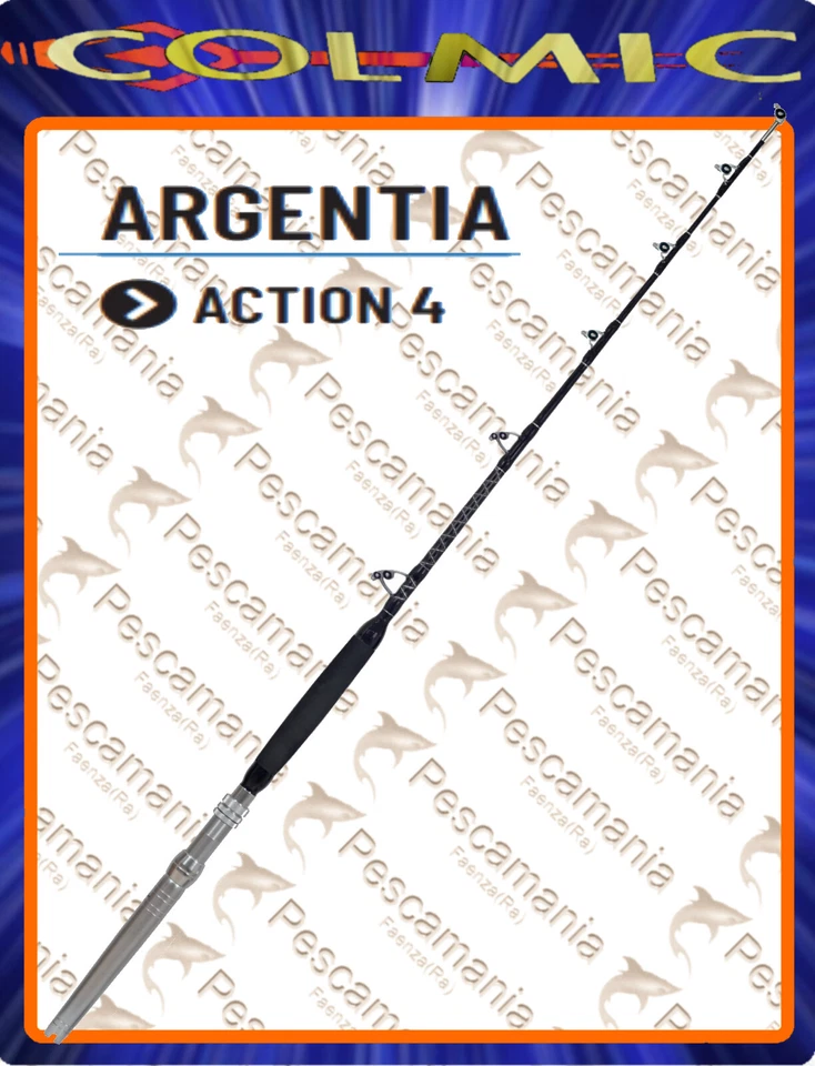Canna traina colmic Argentia trolling big game 30-50-80 LBS - Immagine 1 di 2