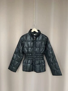 Missoni Puffer Dowm Jacket Womens Size US 6 Full Zip Black Long Sleeve - Picture 1 of 14