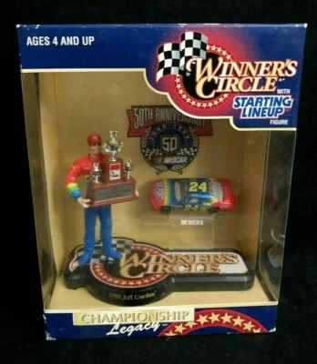 Figura Jeff Gordon 1995 Winners Circle Starting Lineup Championship Legacy nueva en caja Foto 1 de 4