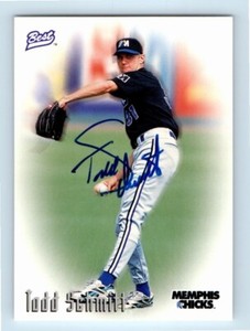 1997 Best Autographs Autograph Series #53 Todd Schmitt Auto Signed Baseball Card