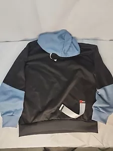 FELPA CON CAPPUCCIO UOMO ROMWE "BALLY" PULLOVER MANICA LUNGA COULISSE COLORBLOCK TAGLIA MED - Foto 1 di 3