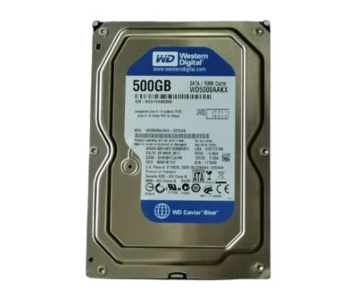 Western Digital 500GB WD5000AAKX 7200RPM 16MB SATA 3.5" PC HDD Hard Disk Drive - Image 1 of 4