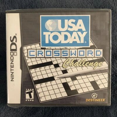 USA Today Crossword Challenge (Nintendo DS, 2008) Complete Aftermarket Seal - Image 1 of 4