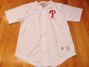 NWOT TEAM ATHLETICS MLB PHILADELPHIA PHILLIES BRYCE HARPER JERSEY SIZE XL 18-20 - Picture 1 of 4