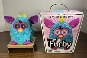 Furby 2012 Lagoon Teal Purple 2nd Gen. New Open Box - Picture 1 of 14