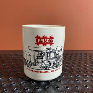 Vintage Frisco St. Louis-San Francisco Railway CO. Keramik Kaffeebecher - Bild 1 von 4