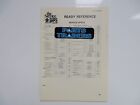 Suzuki Quick Reference Service Manual Data Sheet 86 Lt125g Lt125 Quadrunner 1986