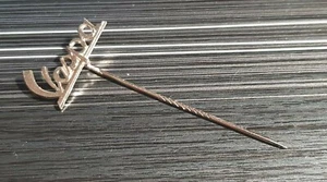 Vespa Pin Logo Silver 2000s Dimensions 22x12mm - Picture 1 of 2