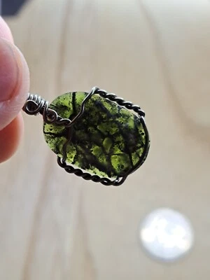 Olivine In Matrix Peridot Pendant - Image 1 of 3