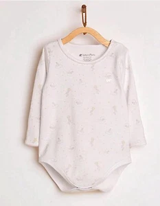 Babycottons Pima Long sleeve bodysuit NWT Age 6 Month Night Dreams Unisex - Picture 1 of 7