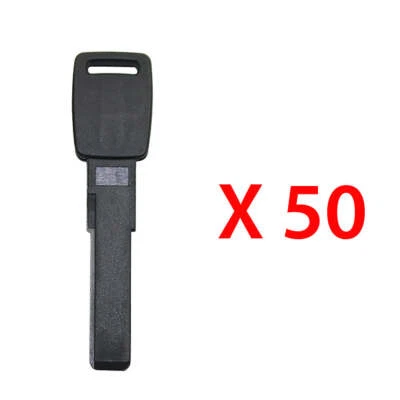 New Smart Key Square Uncut Emergency Blade Key Replacement for Audi (50 Pack) Foto 1 de 3