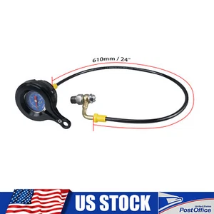 60PSI 0.4MPa Oil Pressure Gauge For Harley Tri Glide Ultra FLHTCUTG 2017-2023 - Foto 1 di 13