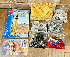 Lego City Building Crane #7905 - With Instructions - No Box - One Piece Missing - Picture 1 of 7