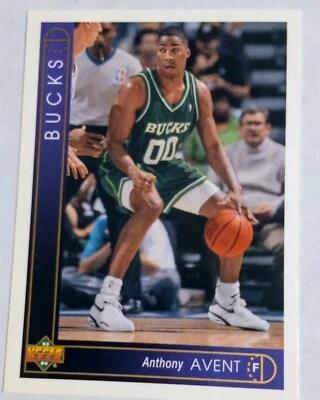 1993-94 Upper Deck Anthony Avent 115 Milwaukee Bucks  - Image 1 of 2