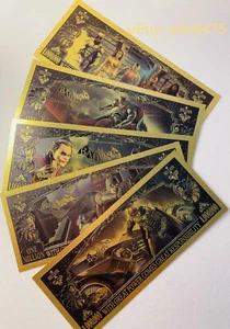 Batman Joker Notas Láminadas de Oro - Moneda DC Comics - Liga de la Justicia de Superhéroes - Imagen 1 de 6