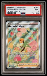 Pokemon Crown Zenith Galarian Gallery Gardenia's Vigor #GG61 PSA 9