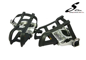 Bicycle Pedals Alloy with plastic toe Fixed Gear Bikes SEic Brand MIT - Picture 1 of 1