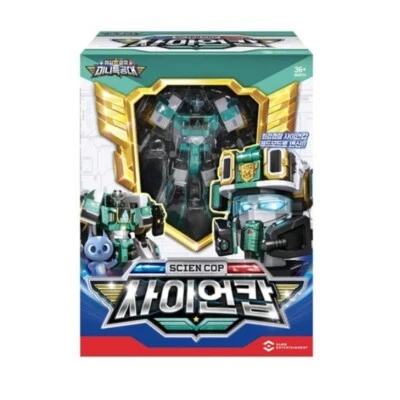 Miniforce Super Cops SCIEN COP Green Rescue Police Transforming Robot TOY - Image 1 of 4