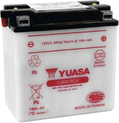 Yuasa 12V Heavy Duty Yumicron Battery For Yamaha RD200 1974-1976 YUAM2292Y - Изображение 1 из 3