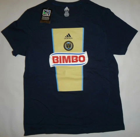 Philadelphia Union Soccer MLS CALIFF #4 Shirt Adidas Small Womens Bimbo NEW * Cover