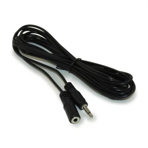 12ft 3.5mm SLIM MONO TS (2 conductor) Male to Female Audio EXTENSION Cable - Picture 1 of 3
