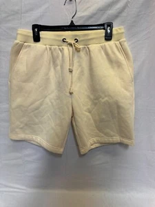 Naruto Shippuden Collection Sweatshorts Men's Medium Beige Pockets Drawstring - Picture 1 of 8