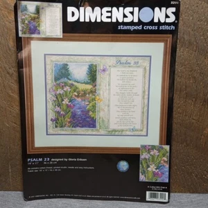 New! Dimensions Cross Stitch Kit The Lord Is My Shepherd 23rd Psalm #3200 - Picture 1 of 6